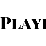 Playfair Display SC Black