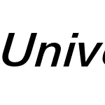 Univers Next W1G