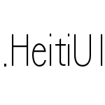 .HeitiUI TC