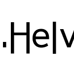 .Helvetica Neue Interface