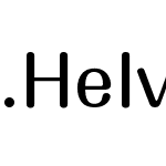 .Helvetica NeueUI