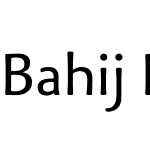 Bahij Palatino Sans Arabic