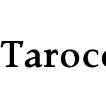 TaroccoOSFOTW01-Bold