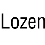 LozenCondensed
