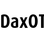 DaxOT-CondBold