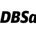 DB Sans Cond Black