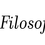 FilosofiaItalic