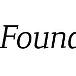 FoundryFormSerif