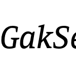 GakSerif