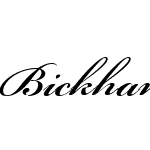 Bickham Script Std Semibold