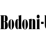 Bodoni-UltraCondensed