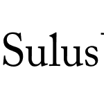 Sulus Unicode