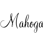 Mahogany Script AT