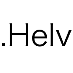 .Helvetica Light