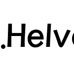 .Helvetica Neue Interface