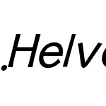 .Helvetica Neue Interface