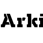 Arkibal Serif Stencil