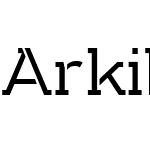 Arkibal Serif Stencil