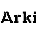 Arkibal Serif Stencil