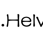 .Helvetica Neue Interface