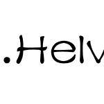 .Helvetica Neue Interface