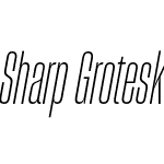 Sharp Grotesk Light Italic