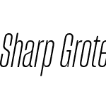 Sharp Grotesk Light Italic