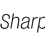 Sharp Grotesk Light Italic