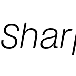 Sharp Grotesk Light Italic