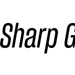 Sharp Grotesk Medium Italic