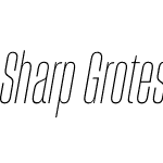 Sharp Grotesk Thin Italic