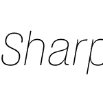 Sharp Grotesk Thin Italic