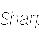 Sharp Grotesk Thin Italic