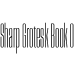 Sharp Grotesk Book