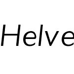 Helvetica Neue