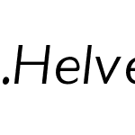 .Helvetica NeueUI