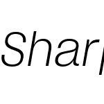 Sharp Grotesk Light Italic