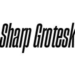 Sharp Grotesk Semibold Italic