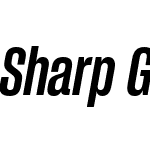 Sharp Grotesk Semibold Italic