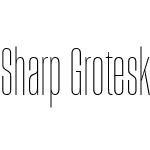 Sharp Grotesk Thin