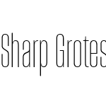 Sharp Grotesk Thin