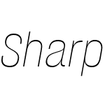 Sharp Grotesk Thin Italic