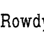 Rowdy Typemachine