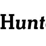 HunterSemiBoldItalic