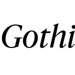 Gothia Serif