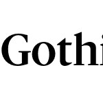 Gothia Serif