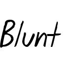 Blunt