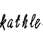 kathleen typeface