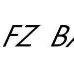 FZ BASIC 18 ITALIC