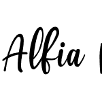 Alfia Personal Use